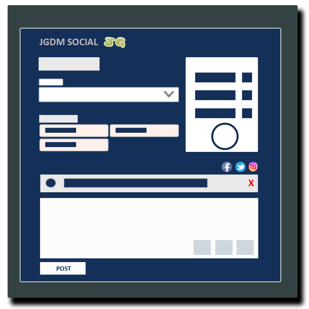 Social Media content creation and account management - built around the needs of you and your business