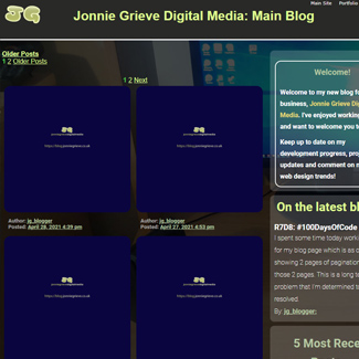 Blog for Jonnie Grieve Digital Media